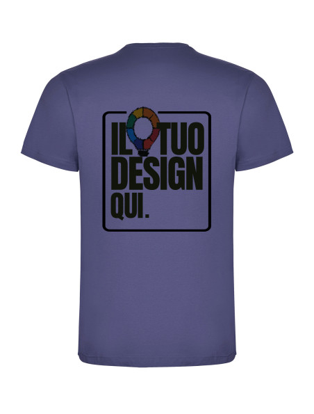 T-Shirt Unisex Blu Denim