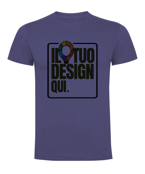T-Shirt Unisex Blu Denim