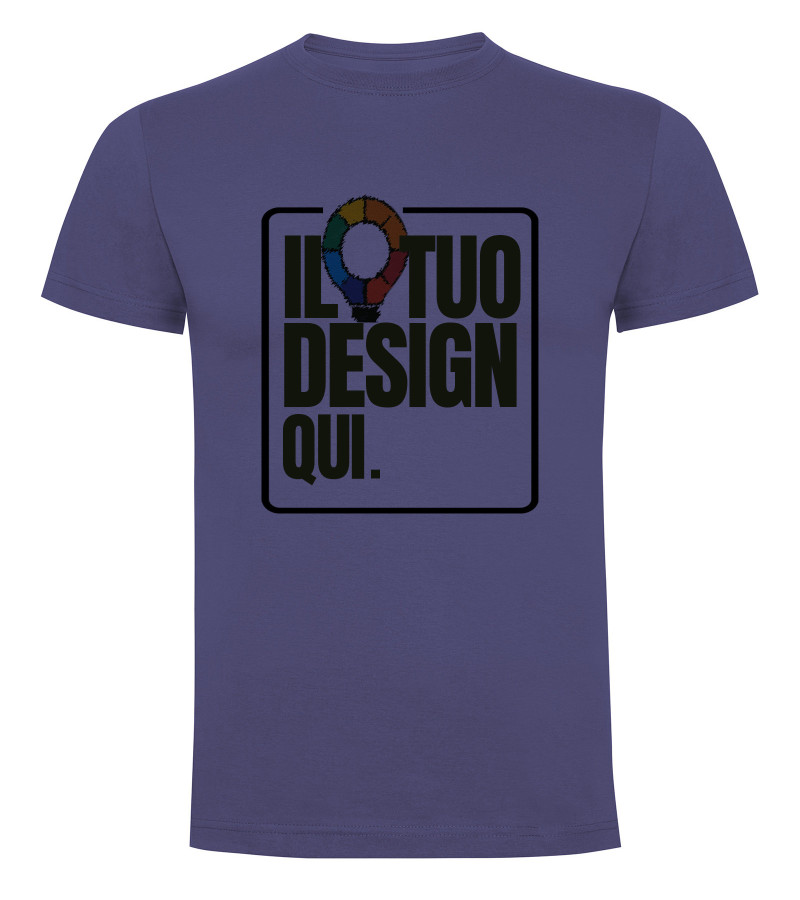 T-Shirt Unisex Blu Denim