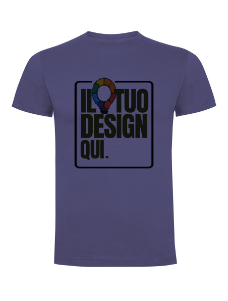 T-Shirt Unisex Blu Denim
