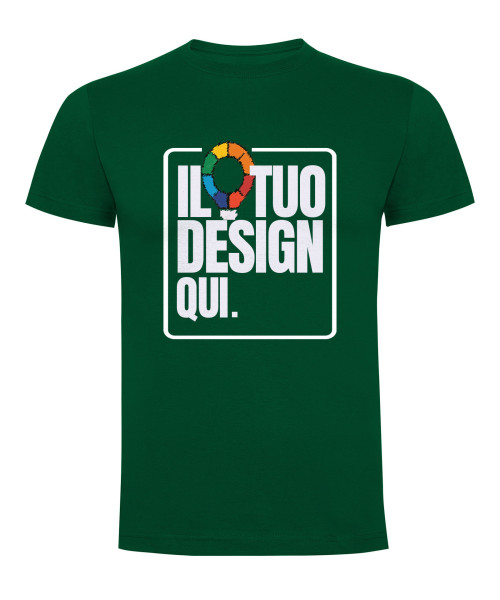 T-Shirt Unisex Verde Bottiglia