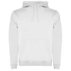 Felpa con cappuccio unisex bianca