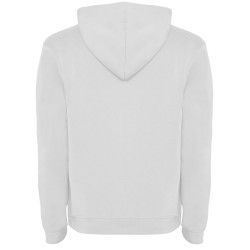 Felpa con cappuccio unisex bianca