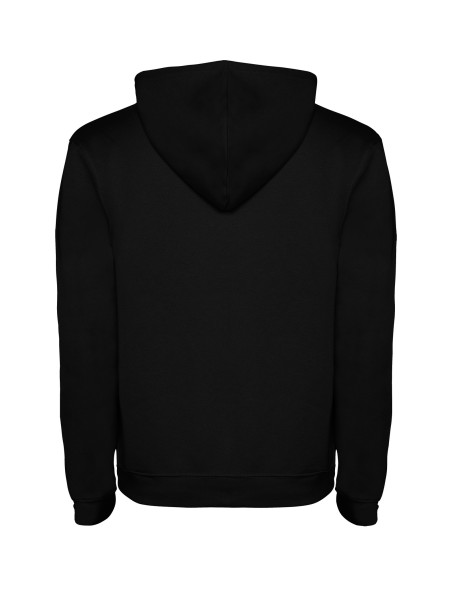 Felpa con cappuccio unisex nera