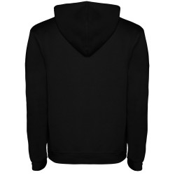 Felpa con cappuccio unisex nera