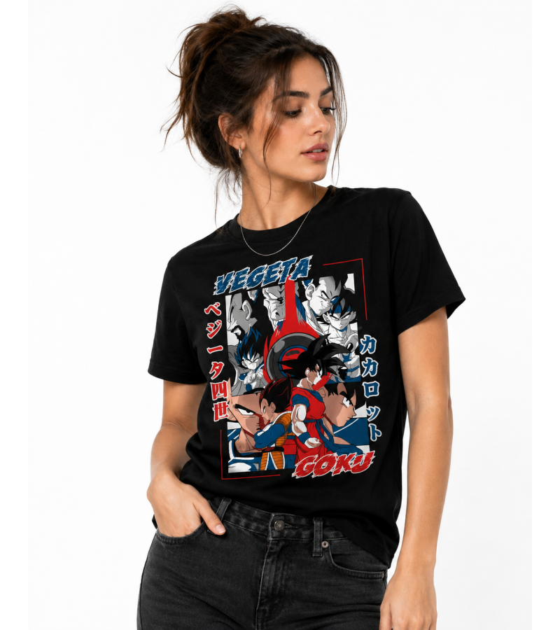 T-Shirt Unisex  Goku vs Vegeta | Dragonball