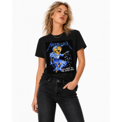 T-Shirt Unisex  Metallica Blu