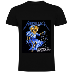 T-Shirt Unisex  Metallica Blu